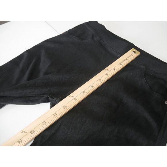 Women's Black Mid Rise Back Pockets Jeggings #1835-D1 - Picture 6 of 8